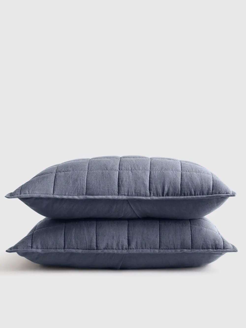 NWOT Nightfall European Linen Box Standard  Sham Set - Retail $60